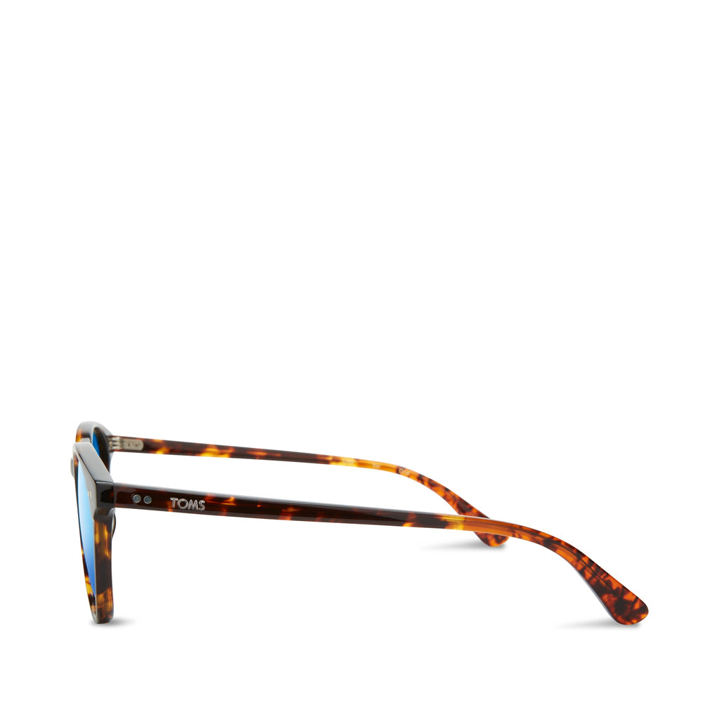 Bellini Tortoise Zeiss Polarized Handcrafted Sunglasses Side View