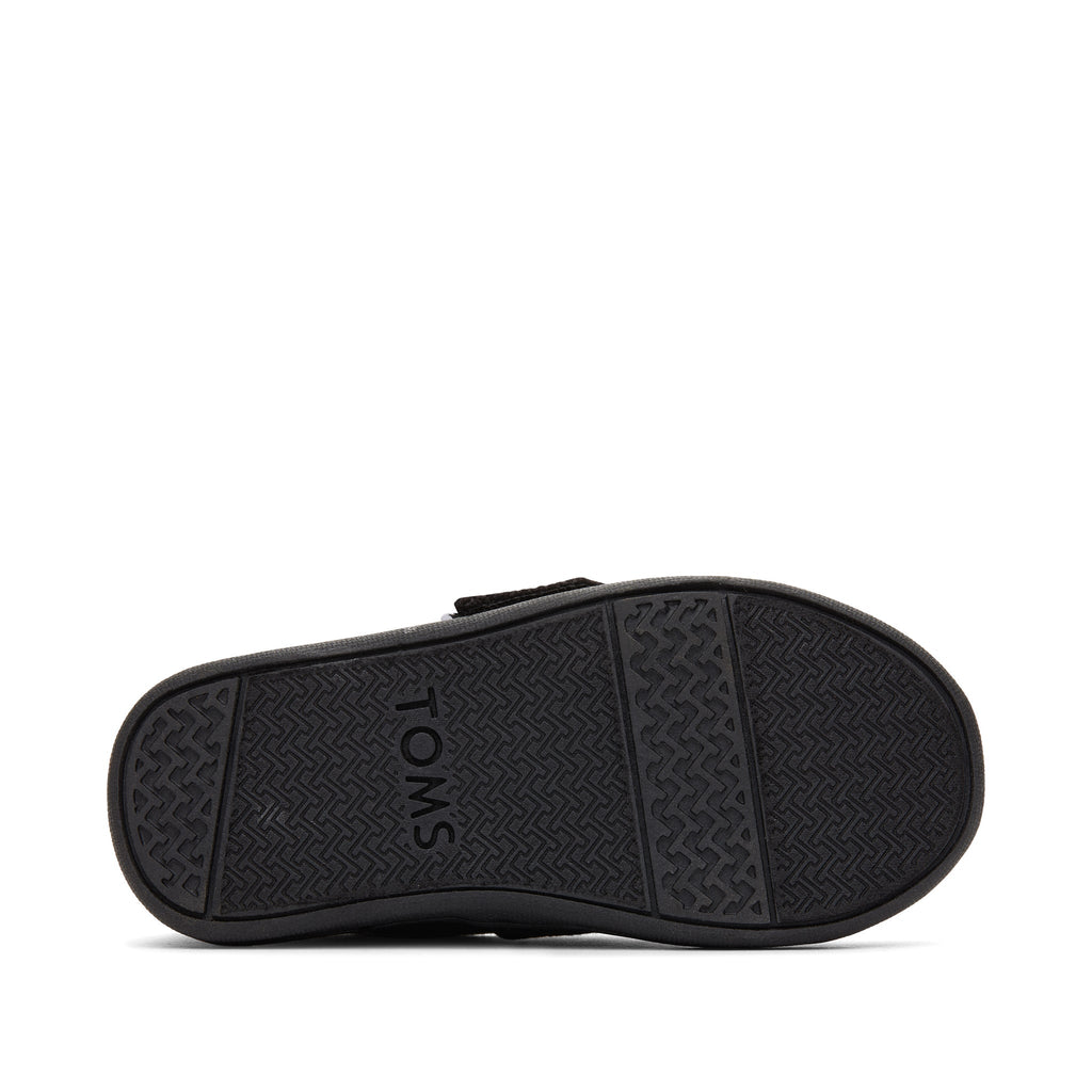 Alpargata Black Canvas Toddler Shoe Bottom Sole View