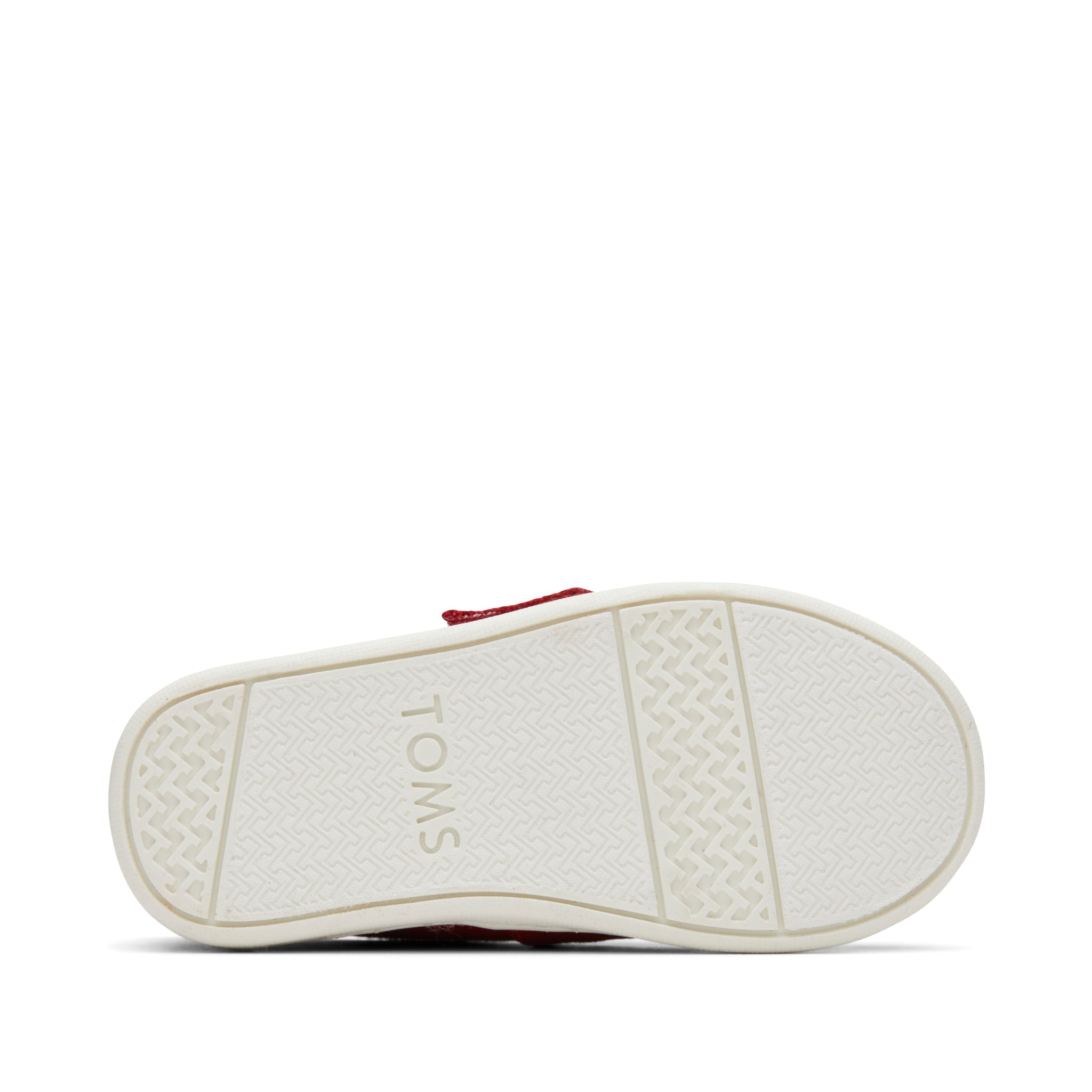 Alpargata Red Canvas Toddler Shoe Bottom Sole View
