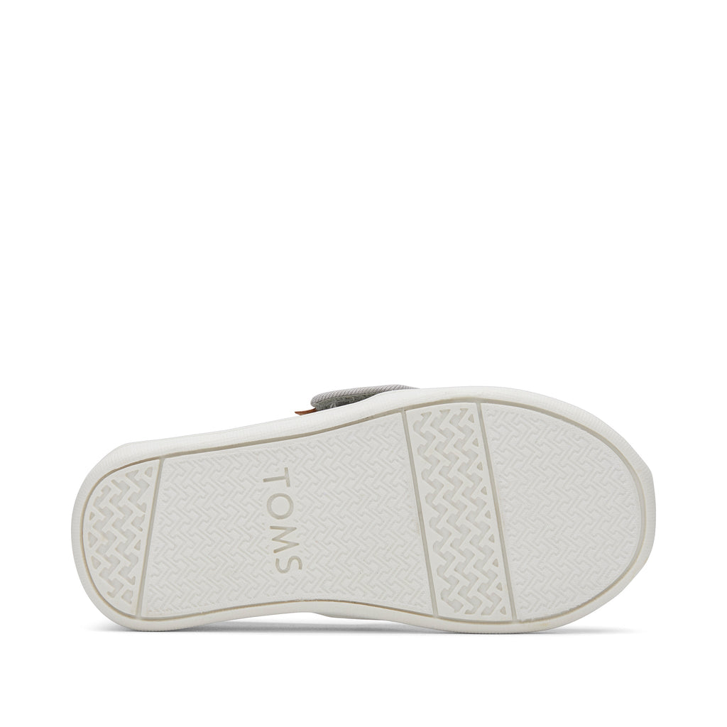 Alpargata Silver Glitter Toddler Shoe Bottom Sole View