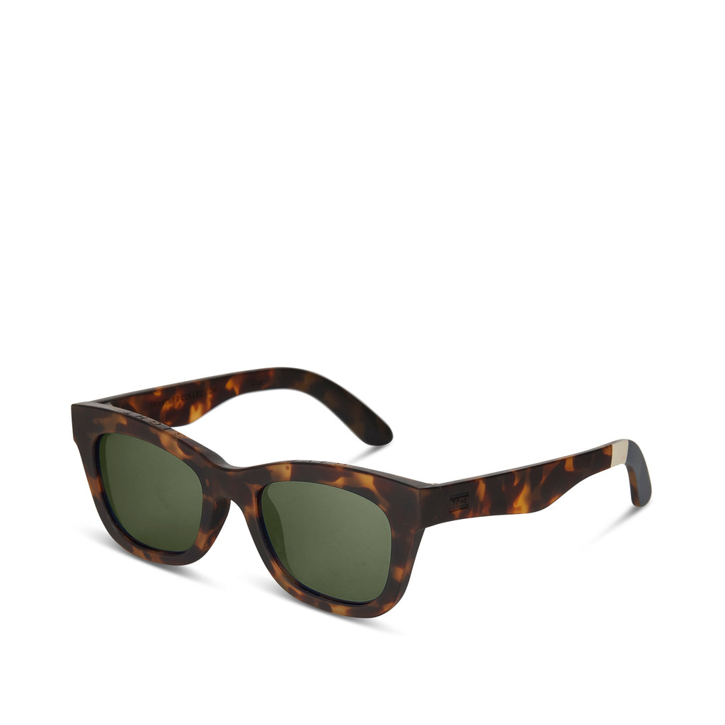 Paloma Tortoise Polarized Traveler Sunglasses Side Angle View