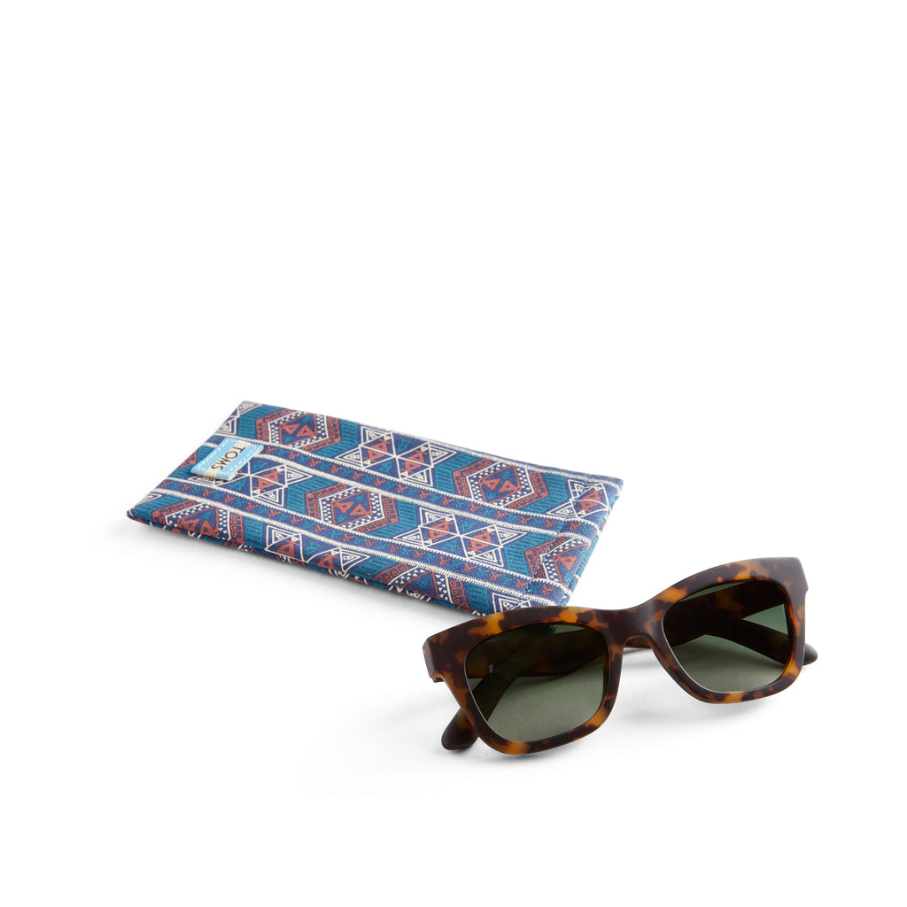 Paloma Tortoise Polarized Traveler Sunglasses Side View