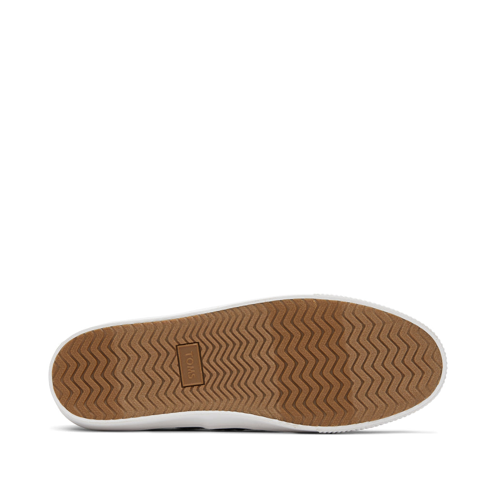 Baja Navy Heritage Canvas Slip On Sneaker Bottom Sole View
