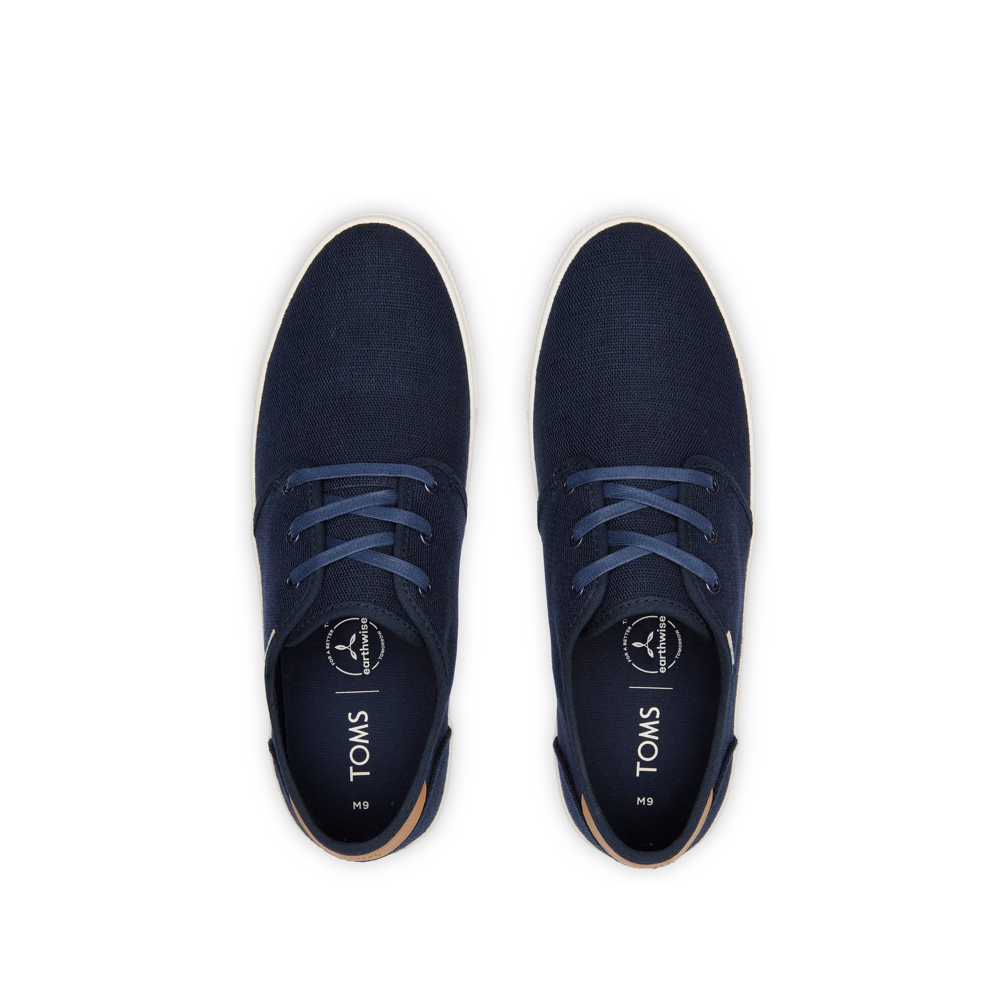 Carlo Navy Heritage Canvas Lace-Up Sneaker Top View