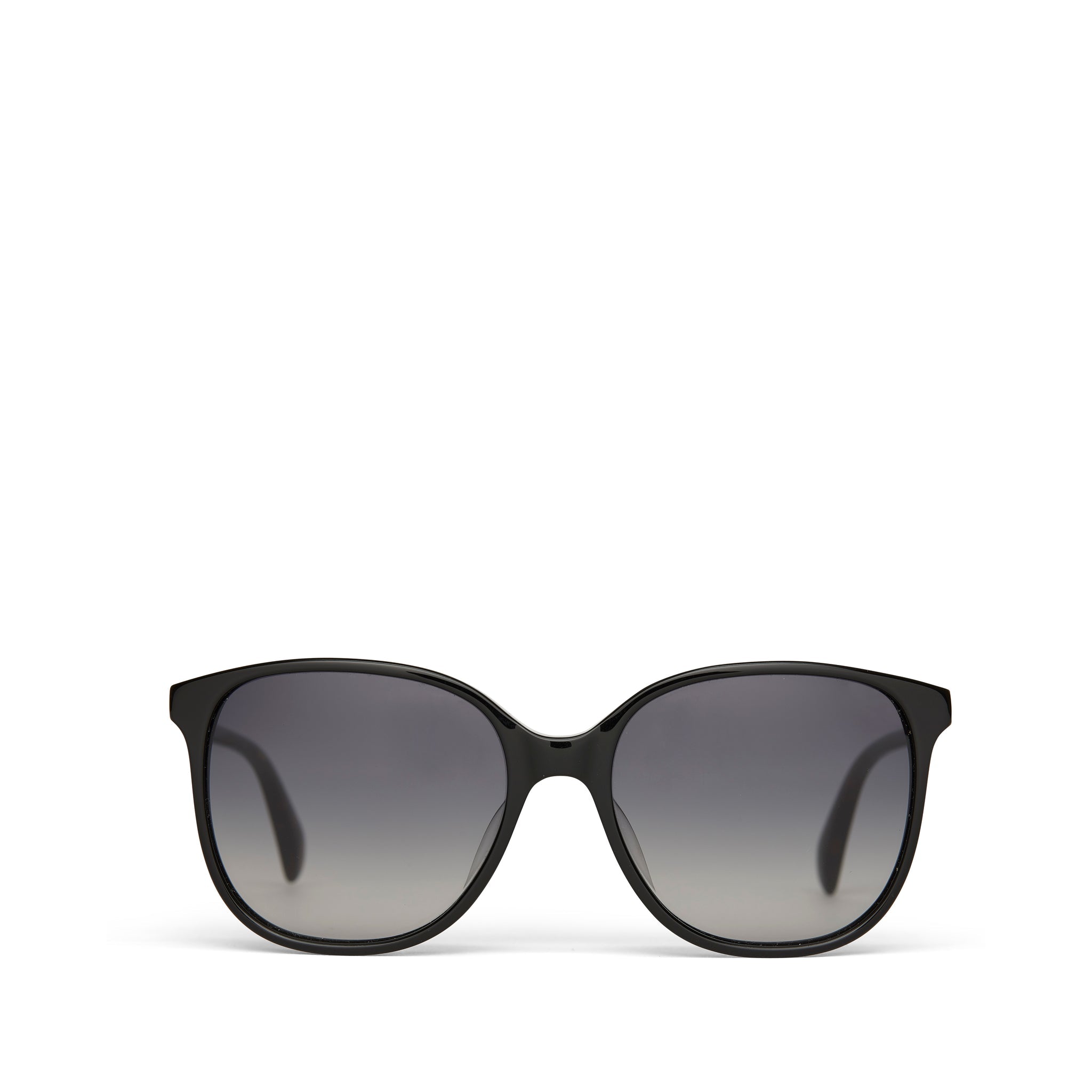 Sandela Black Polarized Handcrafted Sunglasses Front View