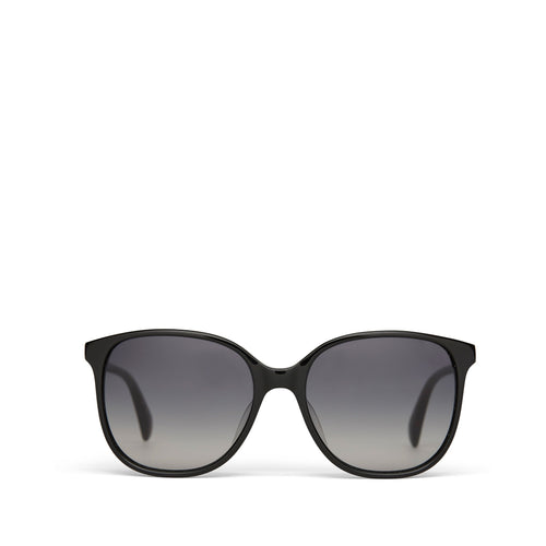 Sandela Black Polarized Handcrafted Sunglasses Front View