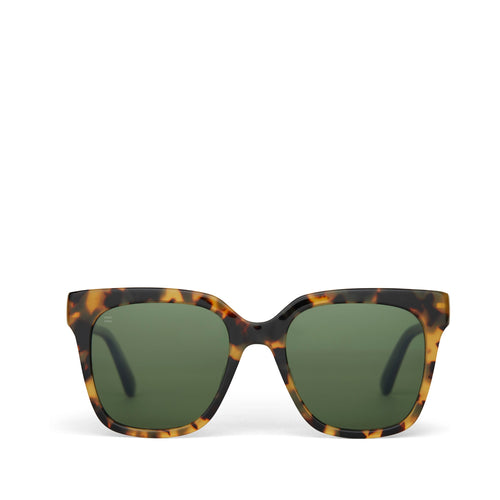 Natasha Tortoise Polarized Handcrafted Sunglasses Front View