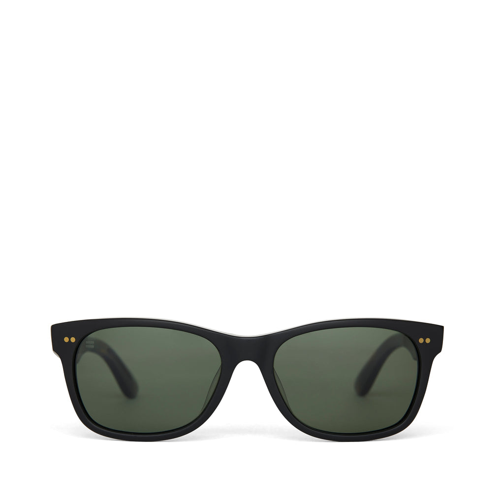 Beachmaster 301 Black Polarized Handcrafted Sunglasses Front View