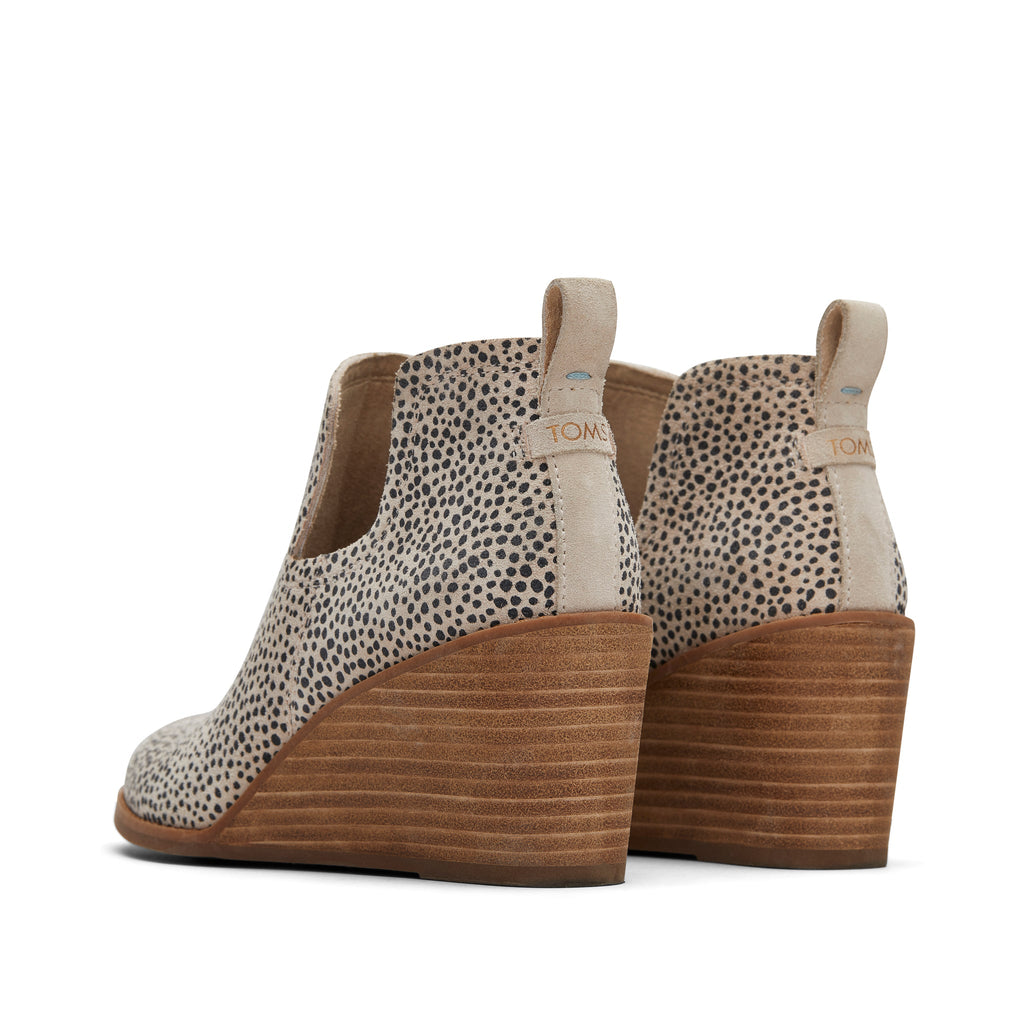 Kallie Wedge Bootie Back View