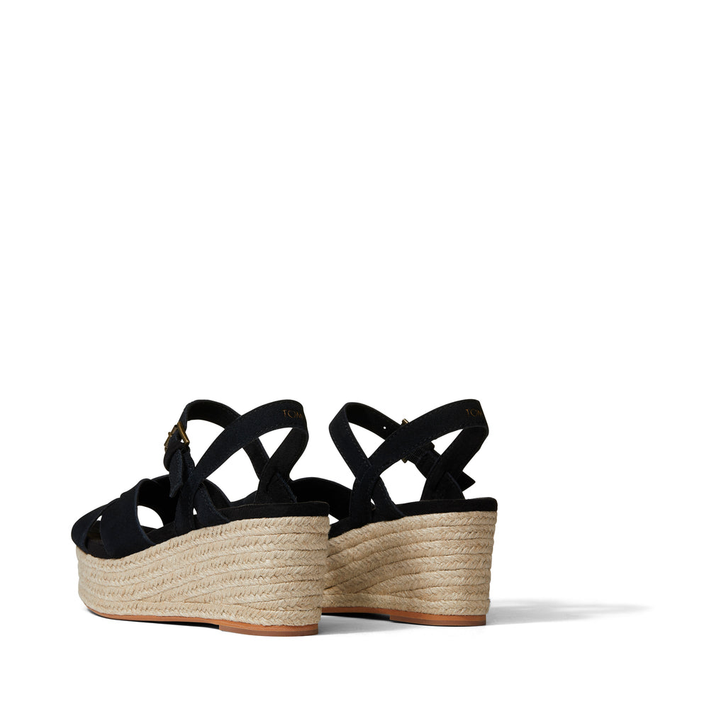 Willow Platform Sandal Back View