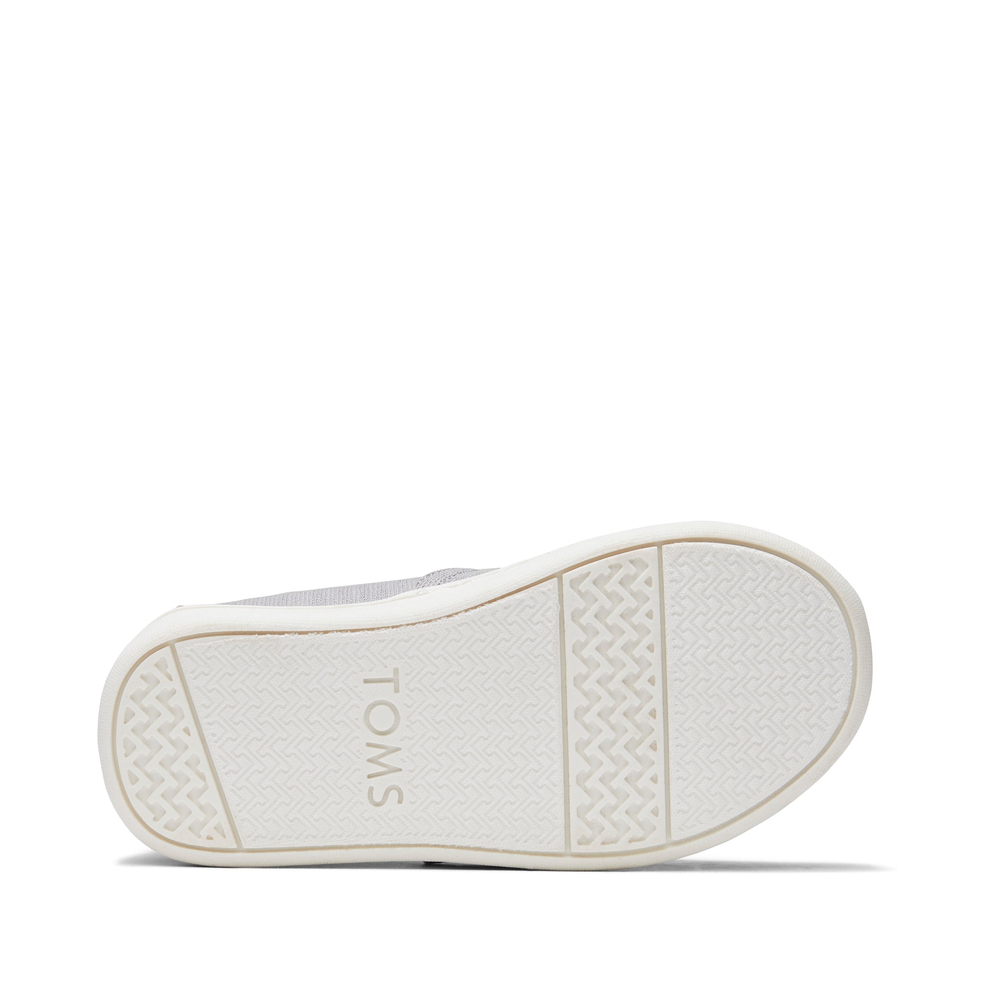 Alpargata Grey Woven Toddler Shoe Bottom Sole View