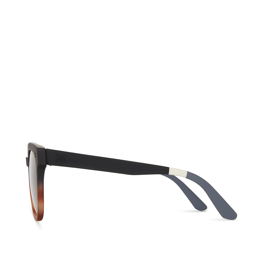 Juniper Black Tortoise Fade Polarized Traveler Sunglasses Profile View