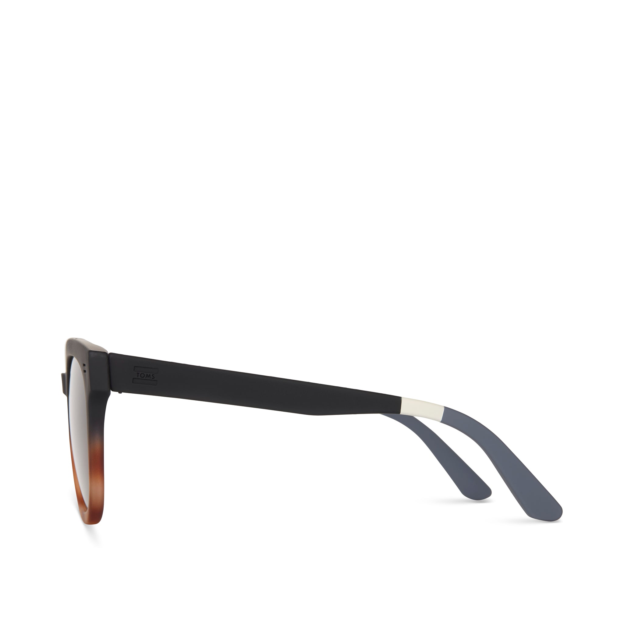 Juniper Black Tortoise Fade Polarized Traveler Sunglasses Profile View