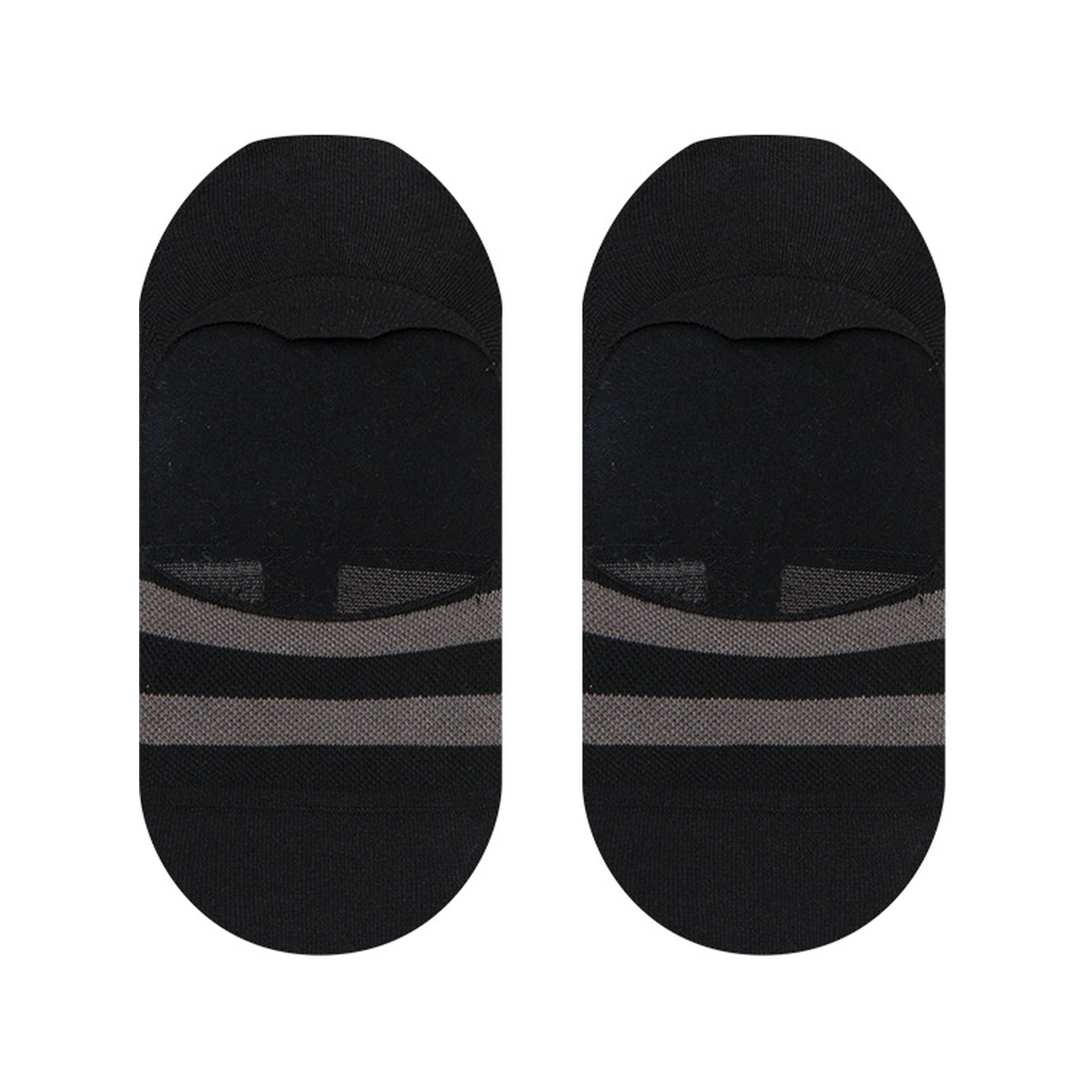 Detailed Image Of Classic No Show Socks Black