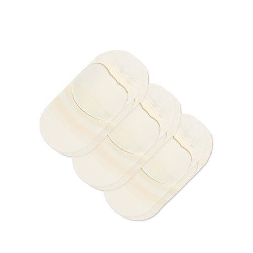 Classic No Show Socks Natural Front View