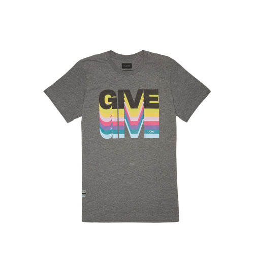 Give Short Sleeve Crew Tee Front View