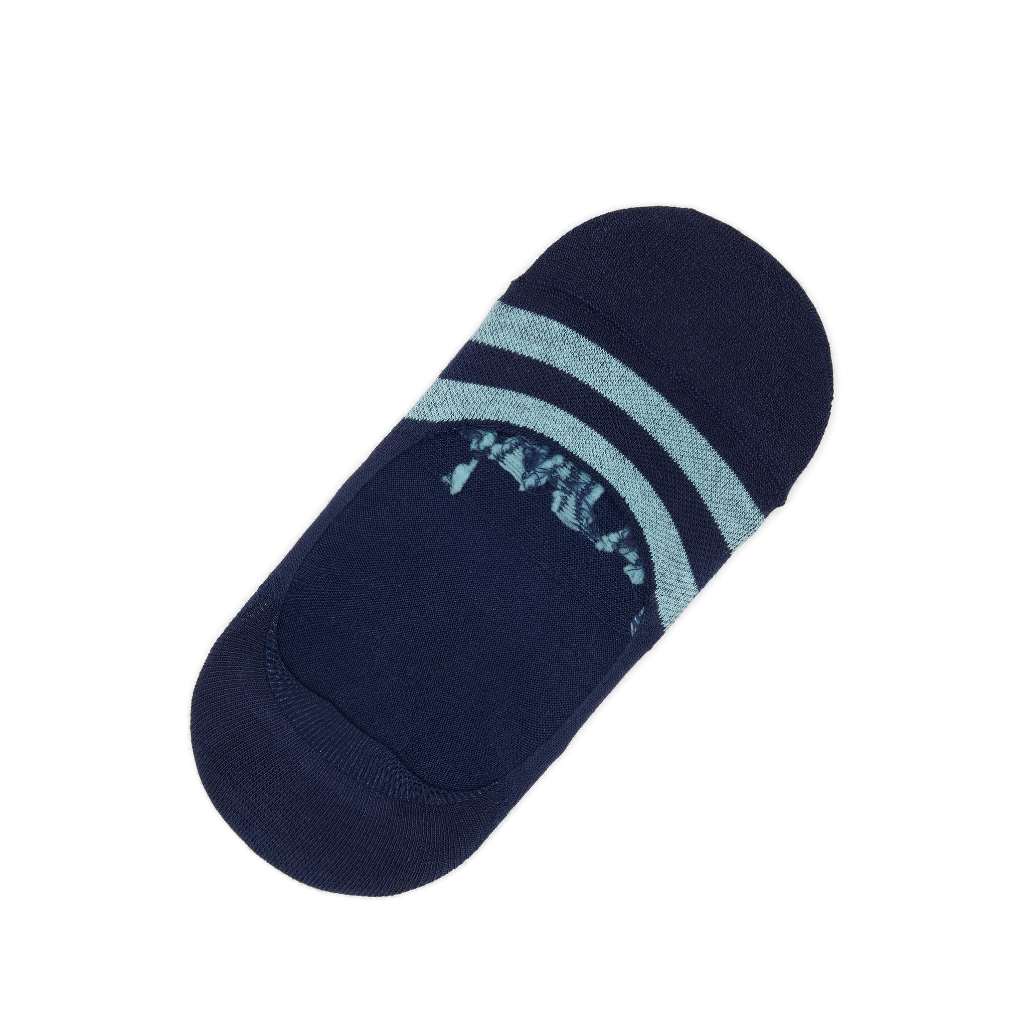 Classic No Show Socks Navy Front View