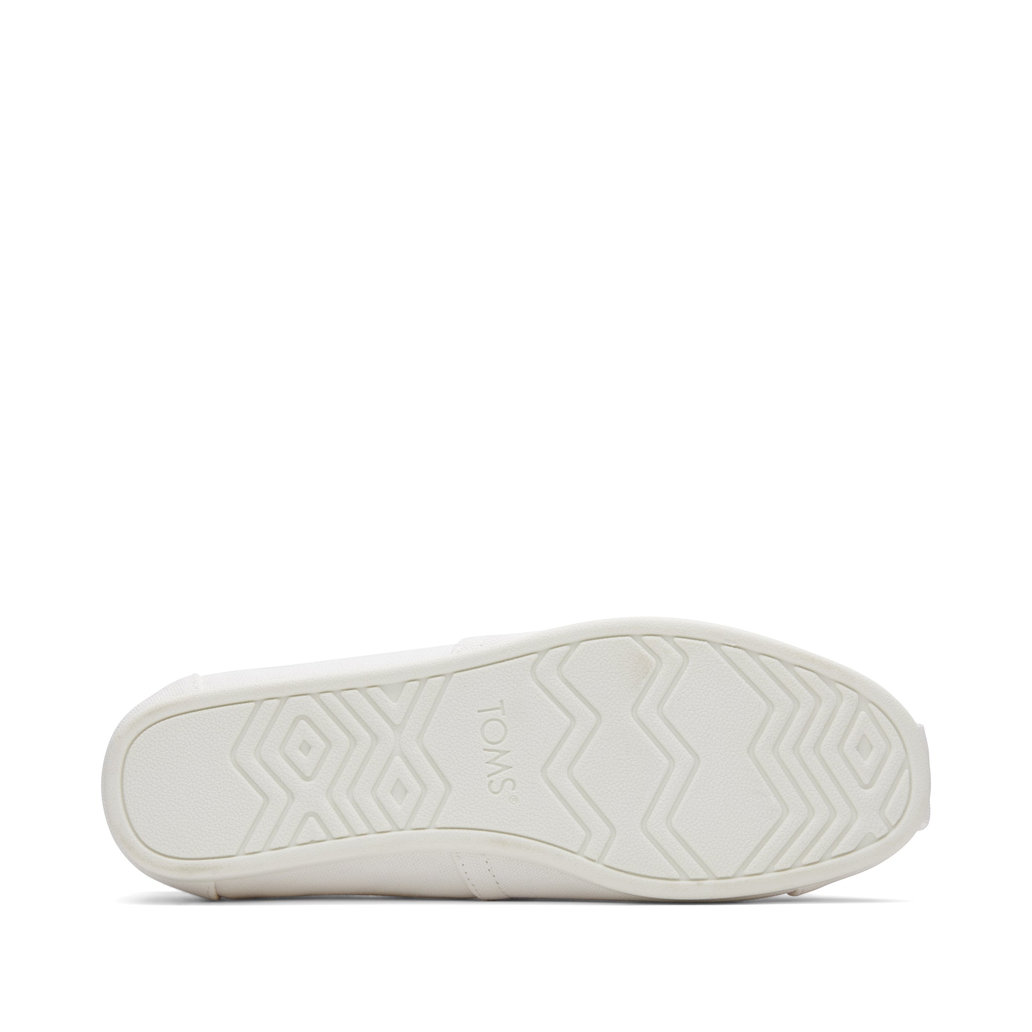 Alpargata White Recycled Cotton Canvas Bottom Sole View