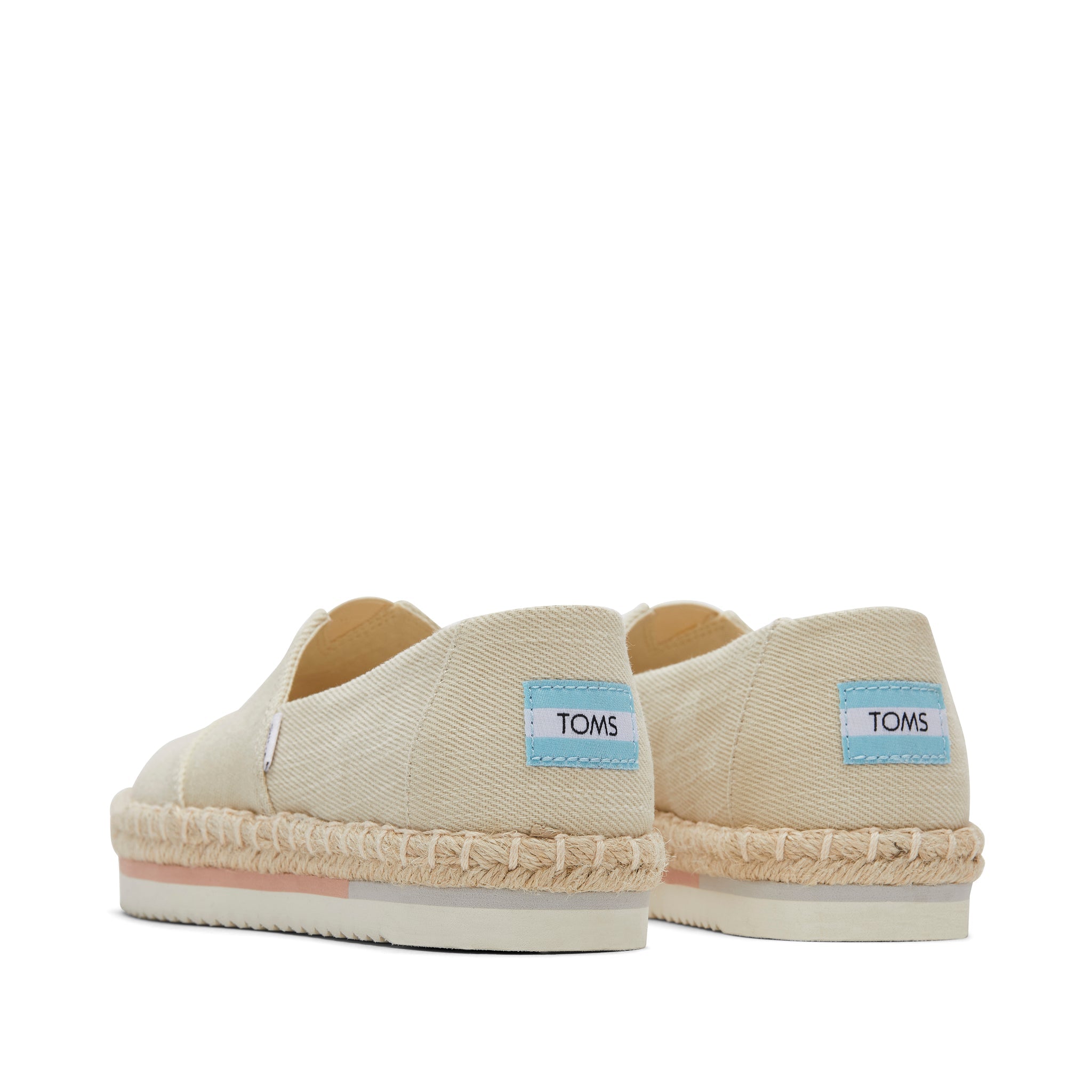 Alpargata Platform Rope Natural Espadrille Back View