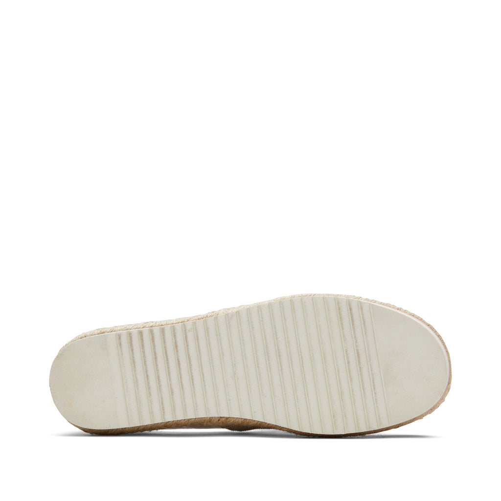 Alpargata Platform Rope Natural Espadrille Bottom Sole View