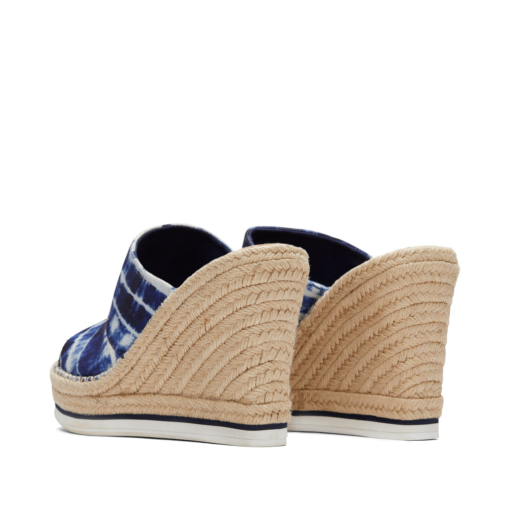 Monica Mule Wedge Heel Back View