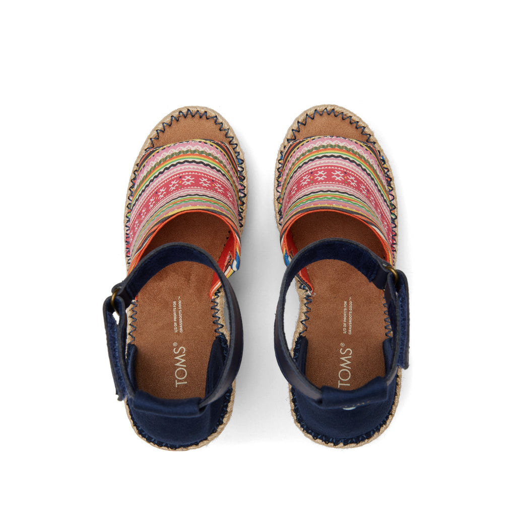 Hmong Tapestry Marisol Wedge Top View