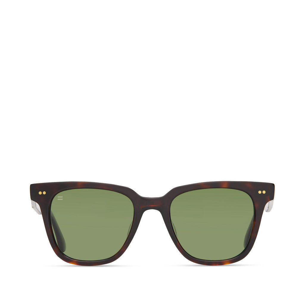 Memphis 301 Tortoise Polarized Handcrafted Sunglasses Front View
