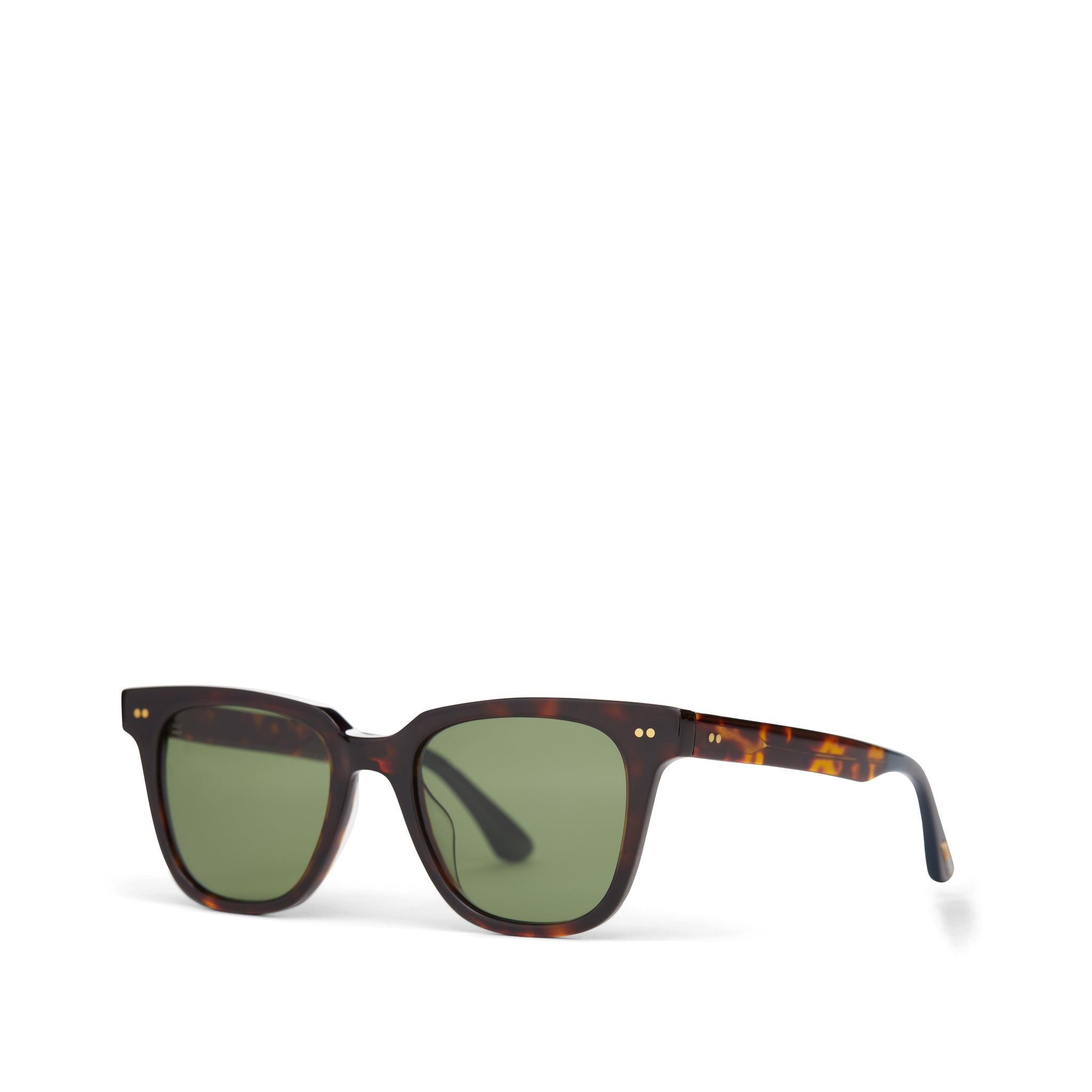 Memphis 301 Tortoise Polarized Handcrafted Sunglasses Side View