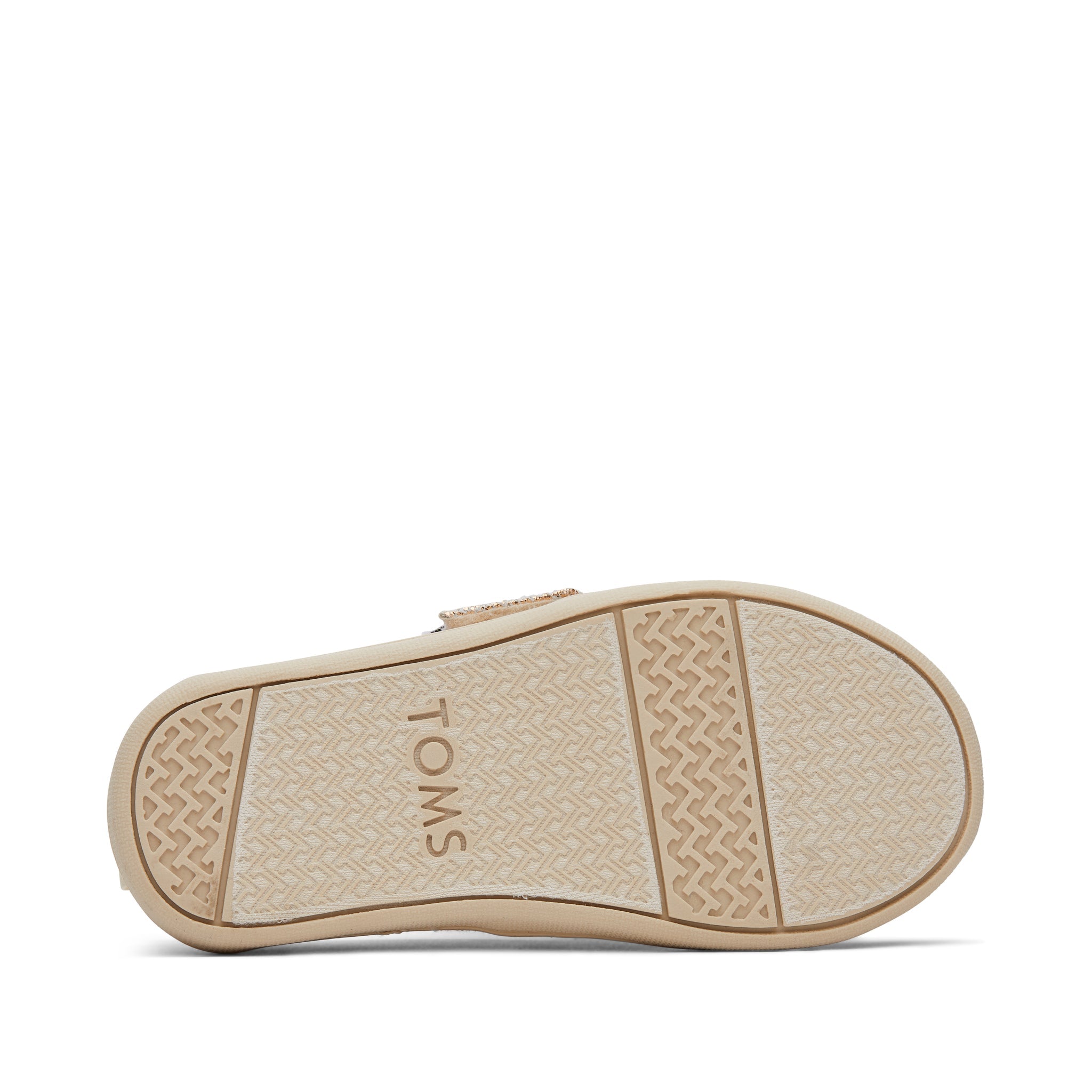 Alpargata Gold Foil Toddler Shoe Bottom Sole View