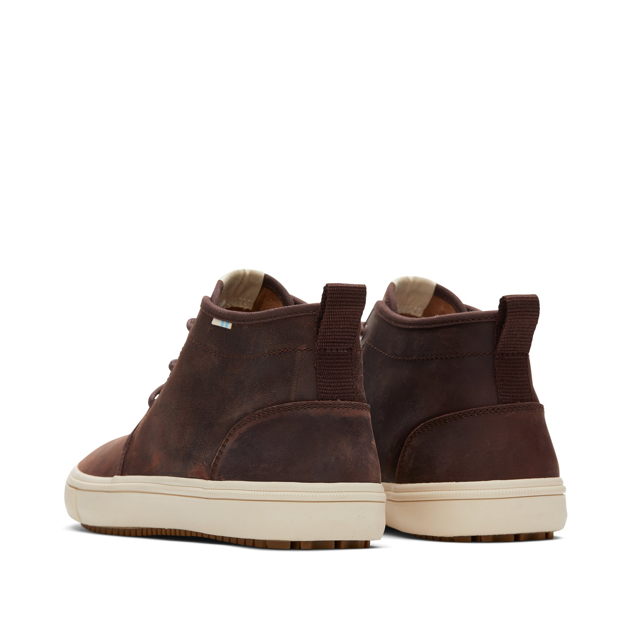 Carlo Mid Terrain Brown Water Resistant Sneaker Back View