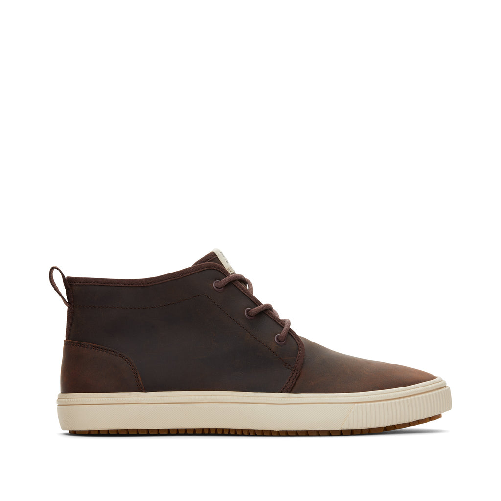 Carlo Mid Terrain Brown Water Resistant Sneaker Side View