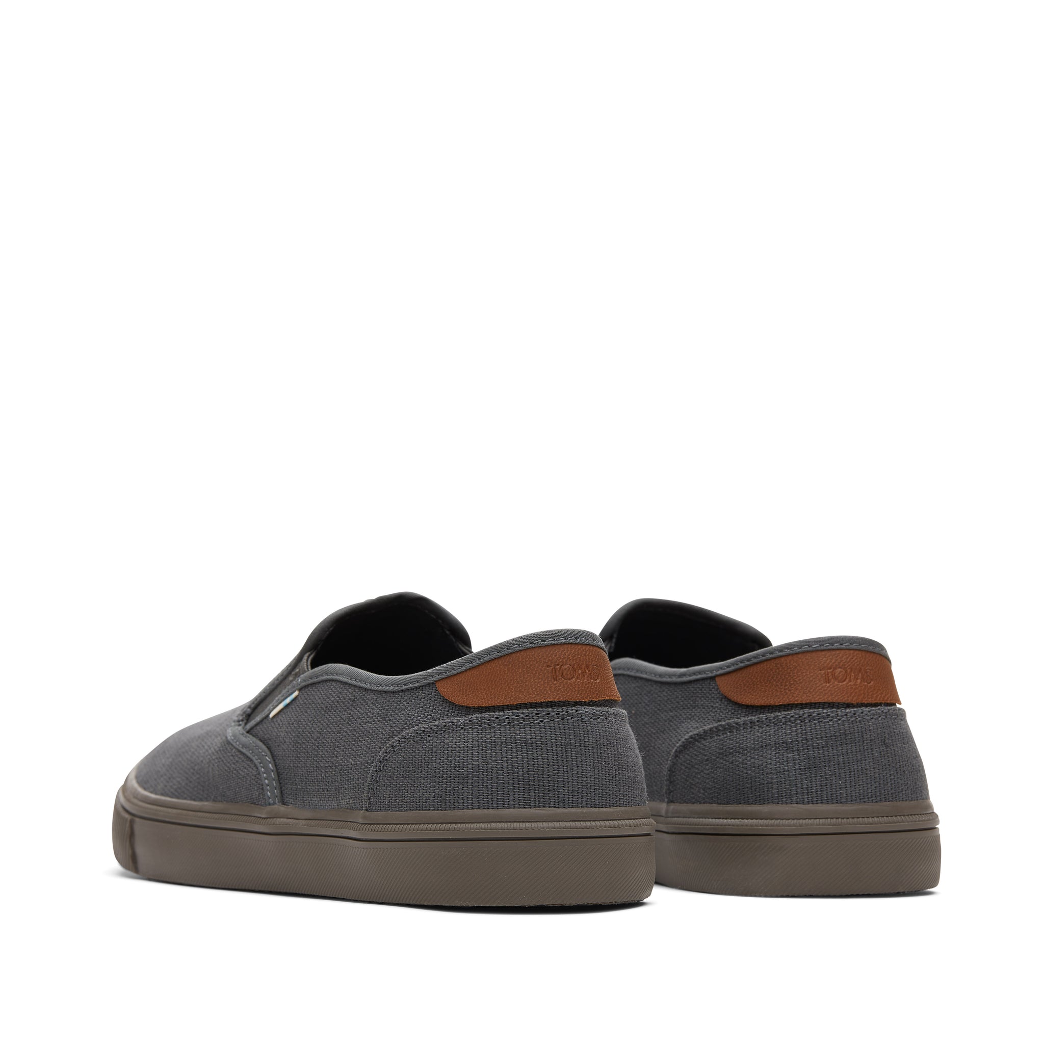 Baja Graphite Heritage Canvas Slip On Sneaker Back View