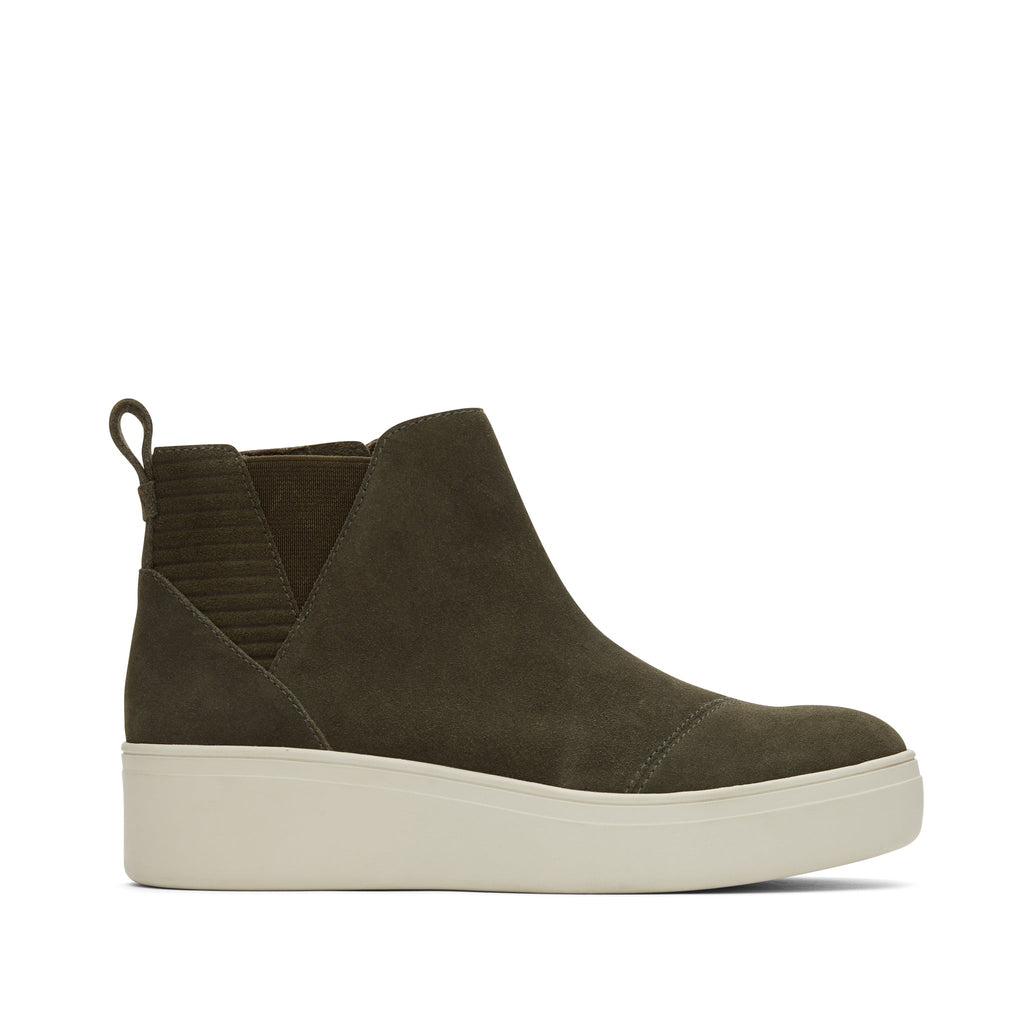 Jamie Olive Suede Slip On Sneaker Side View