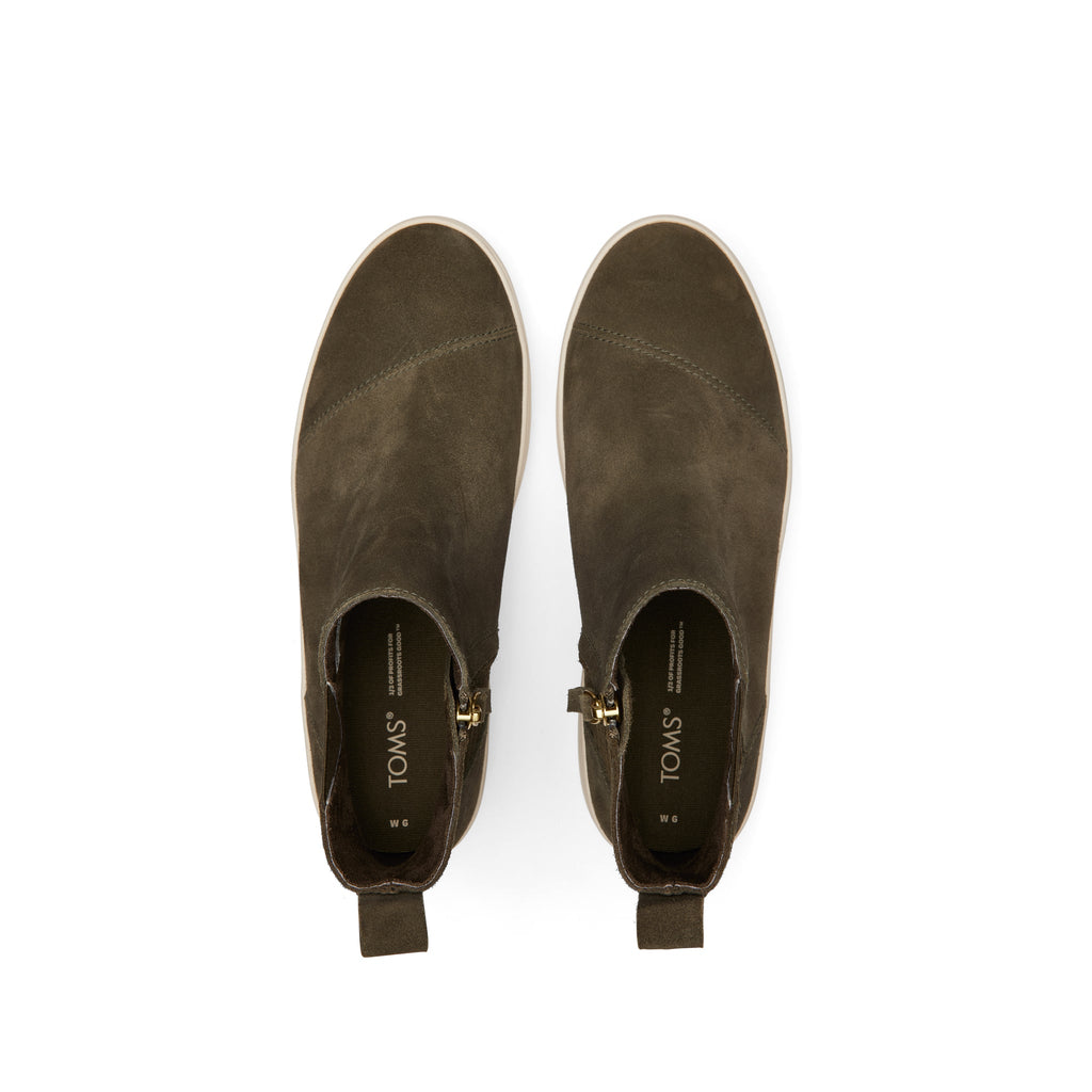 Jamie Olive Suede Slip On Sneaker Top View