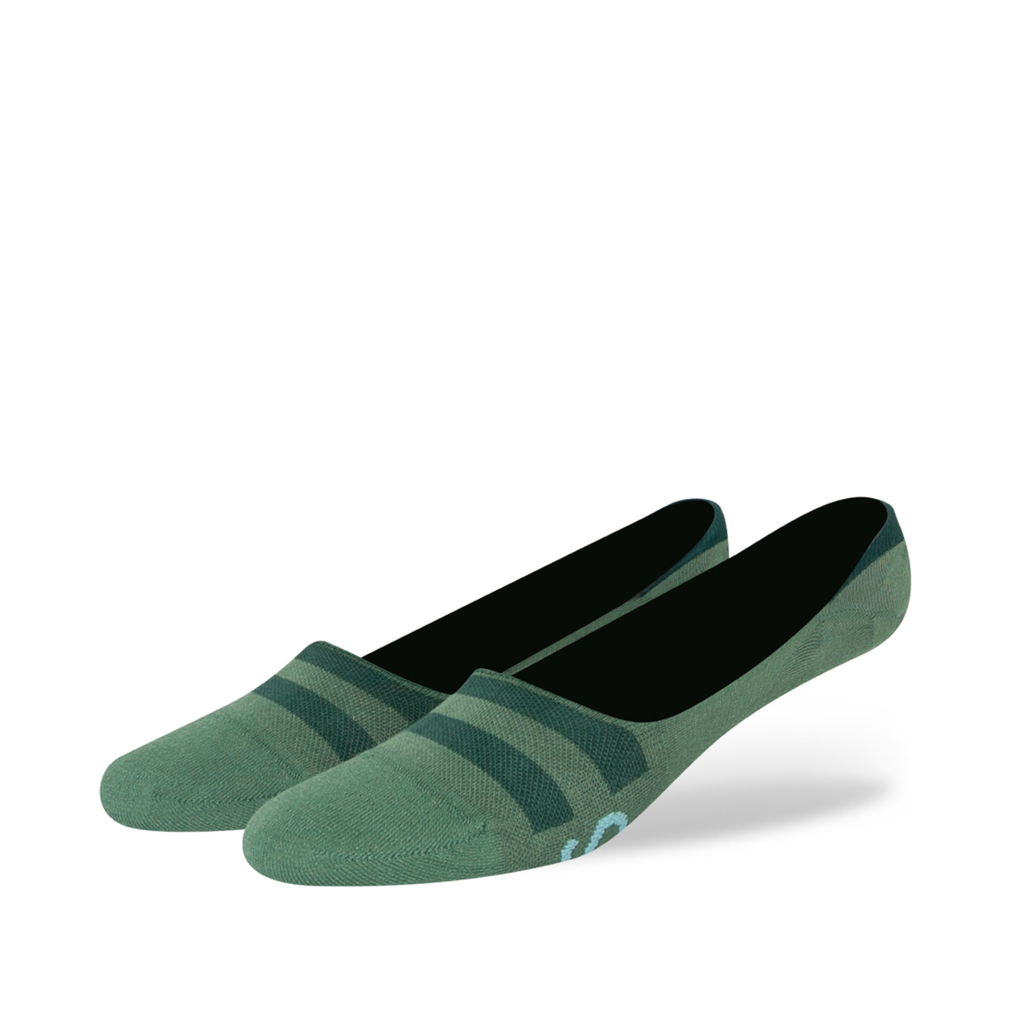 Classic No Show Socks Green