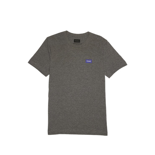 TOMS Logo Short Sleeve Crew Tee Front View