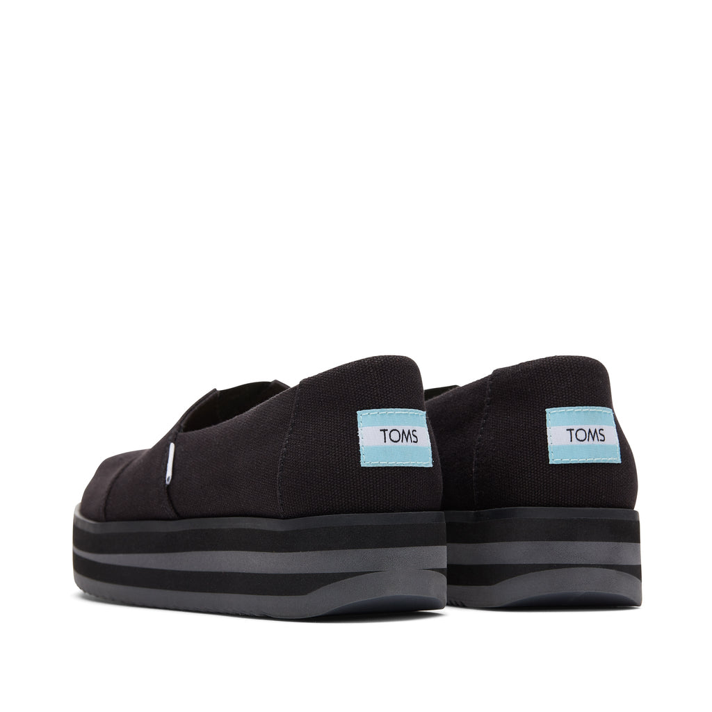 Alpargata Black Midform Espadrille Back View