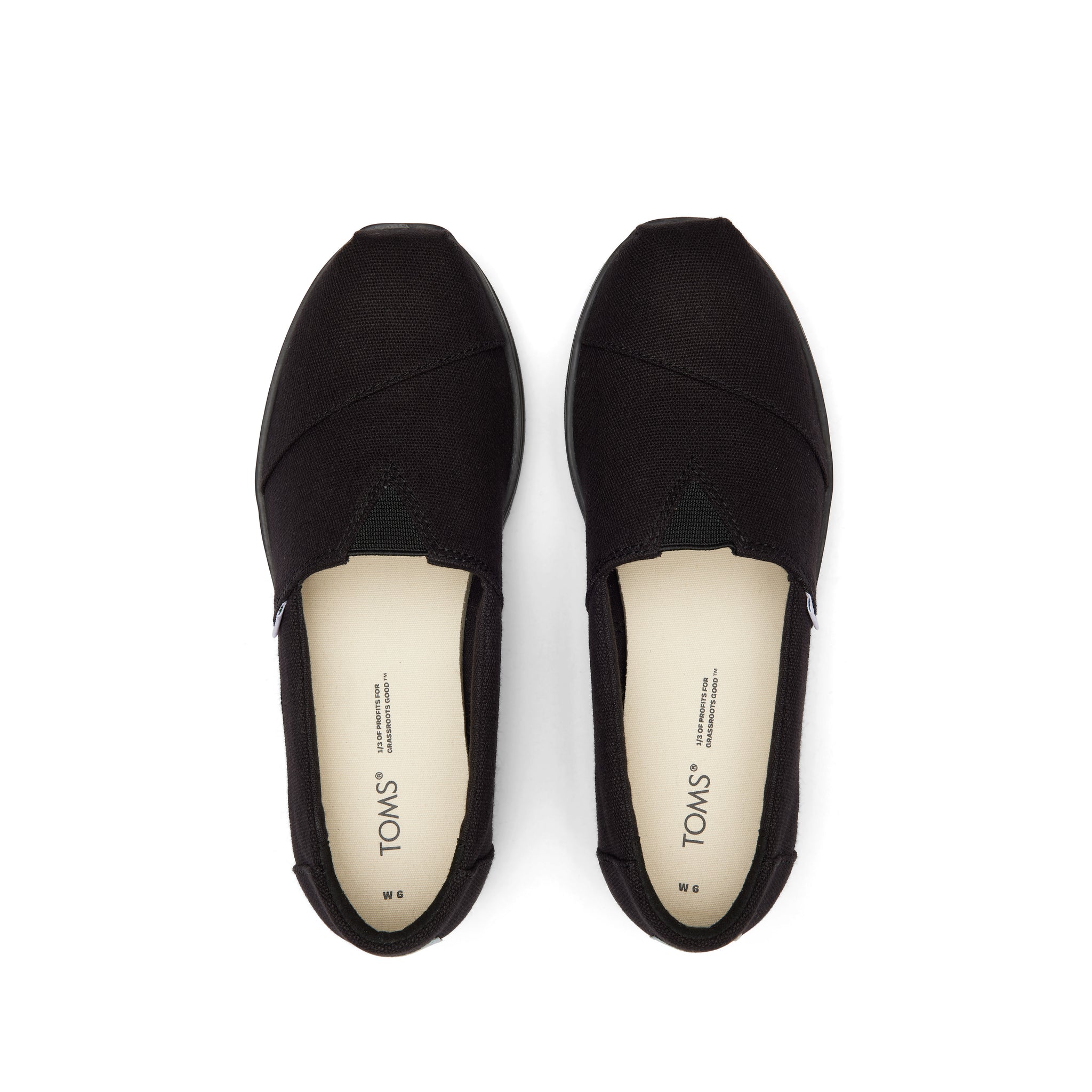 Alpargata Black Midform Espadrille Top View