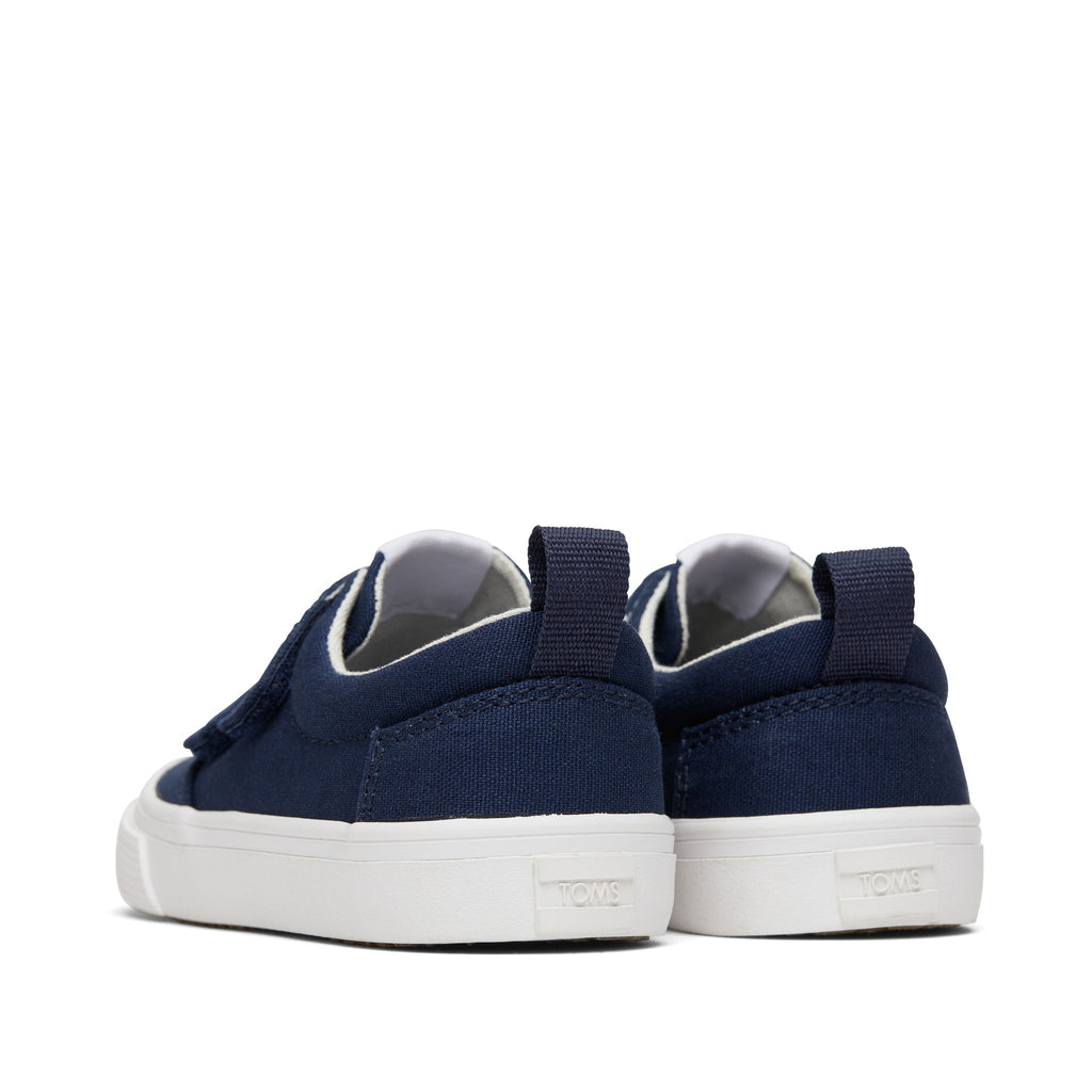Fenix Navy Double Strap Sneaker Back View
