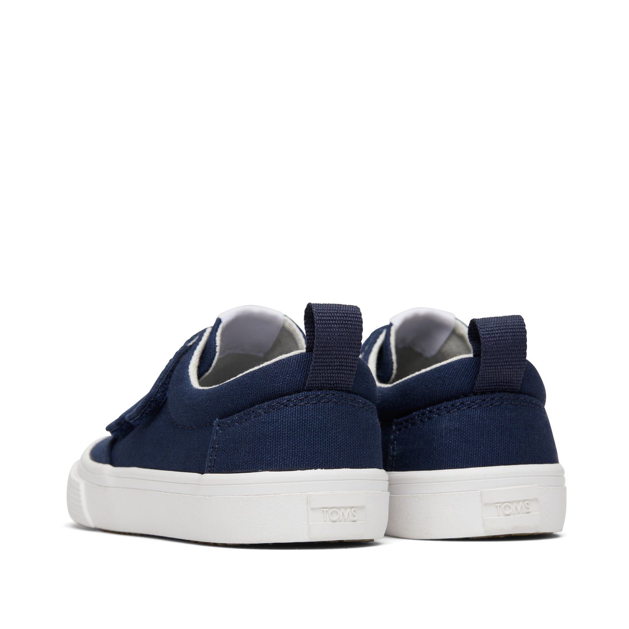 Fenix Navy Double Strap Sneaker Back View