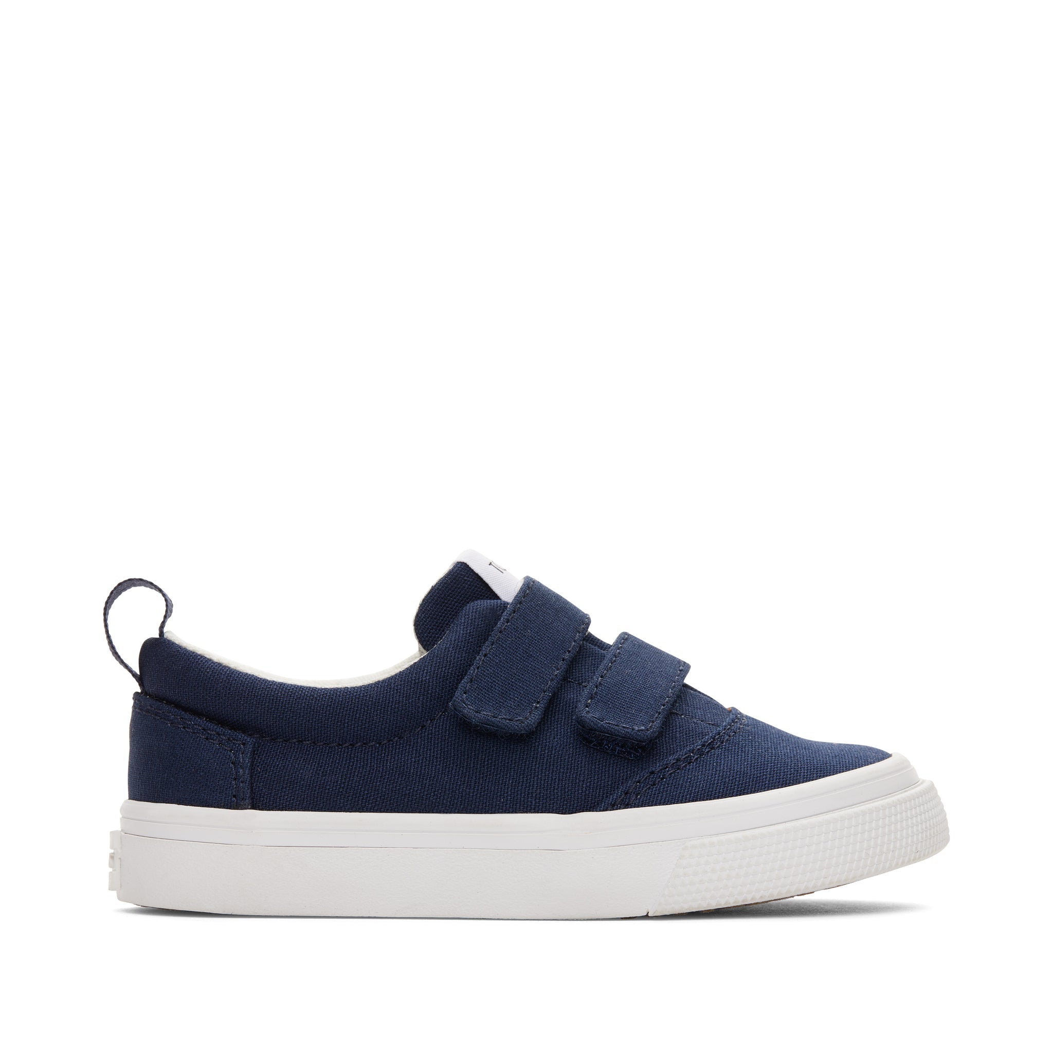 Fenix Navy Double Strap Sneaker Side View