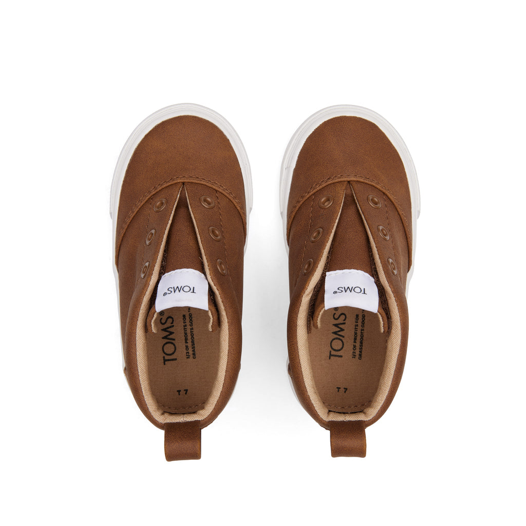 Fenix Brown Toddler Sneaker Top View