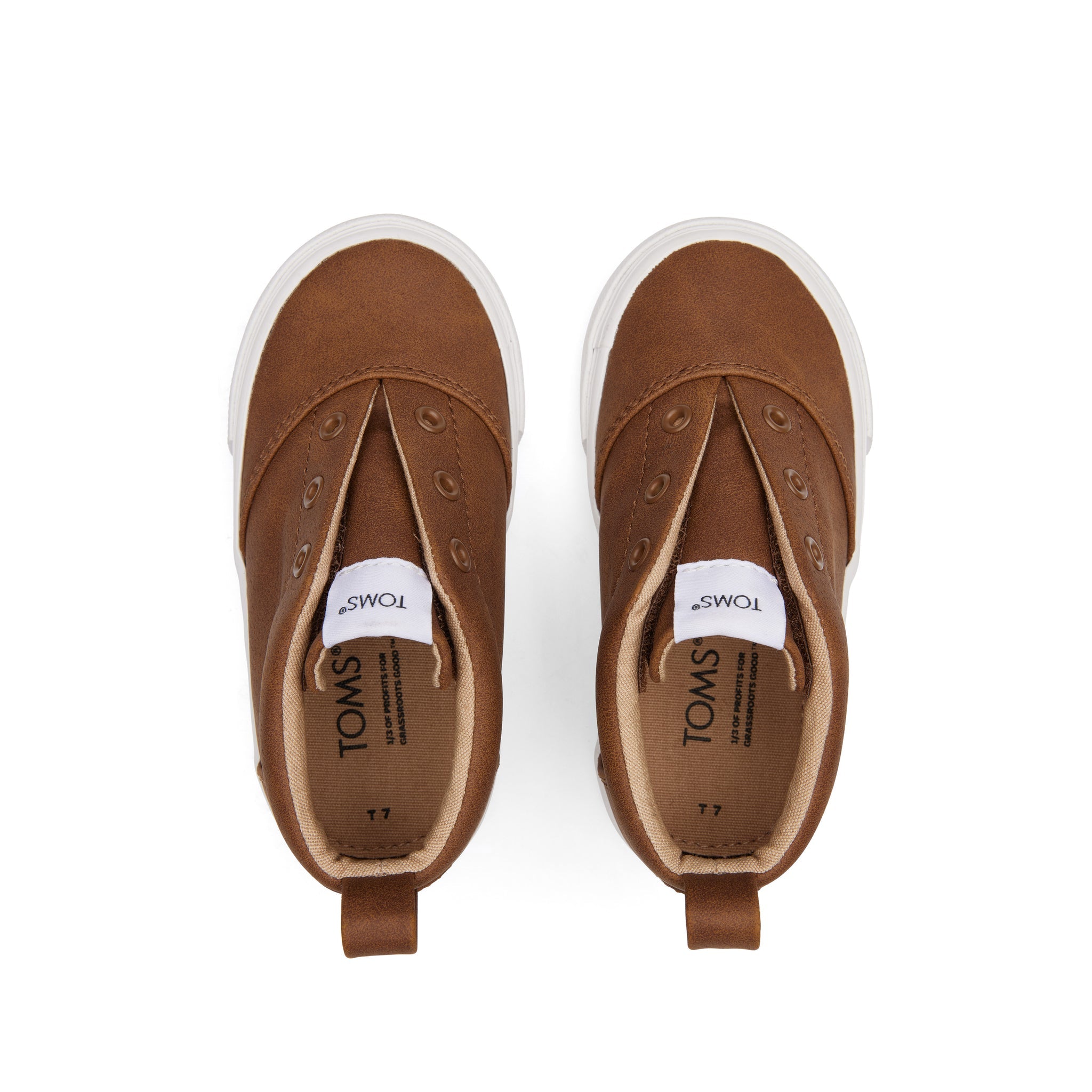 Fenix Brown Toddler Sneaker Top View