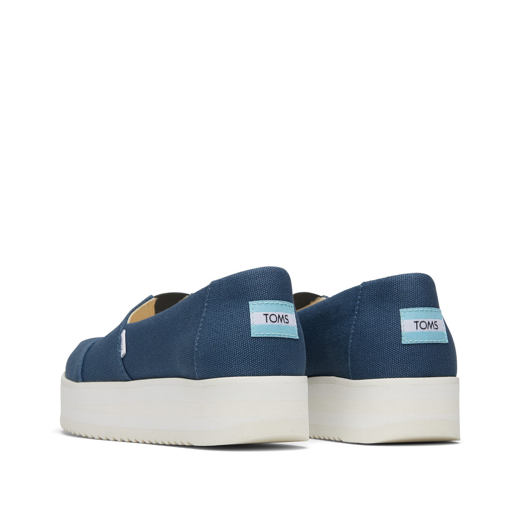 Alpargata Blue Midform Espadrille Back View