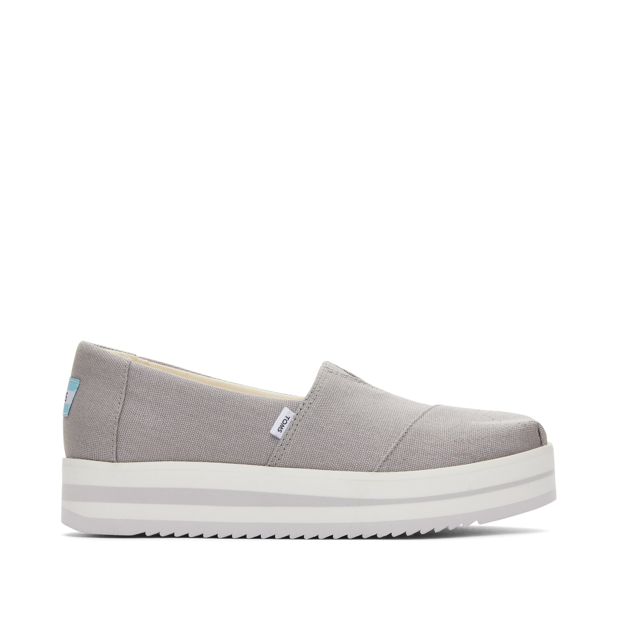 Alpargata Grey Midform Espadrille Side View