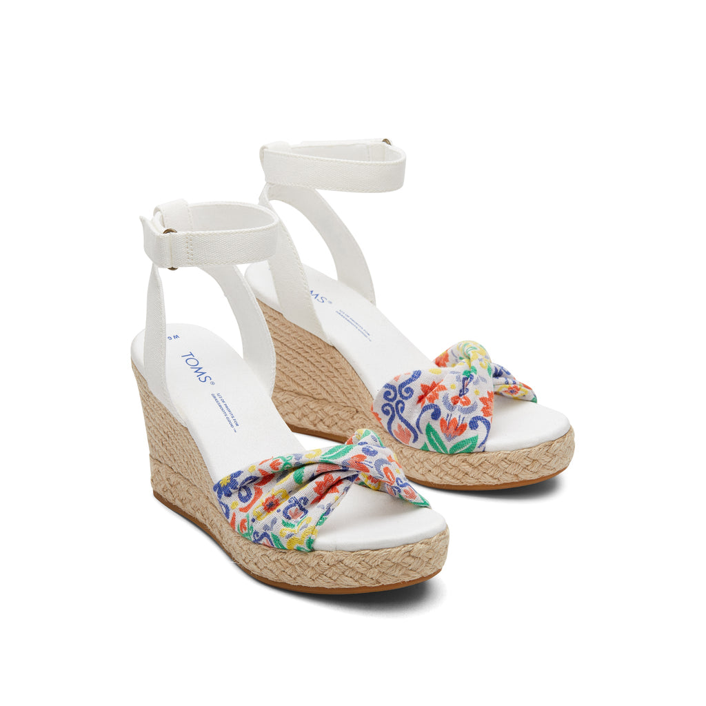 Marisela Wedge Sandal Front View