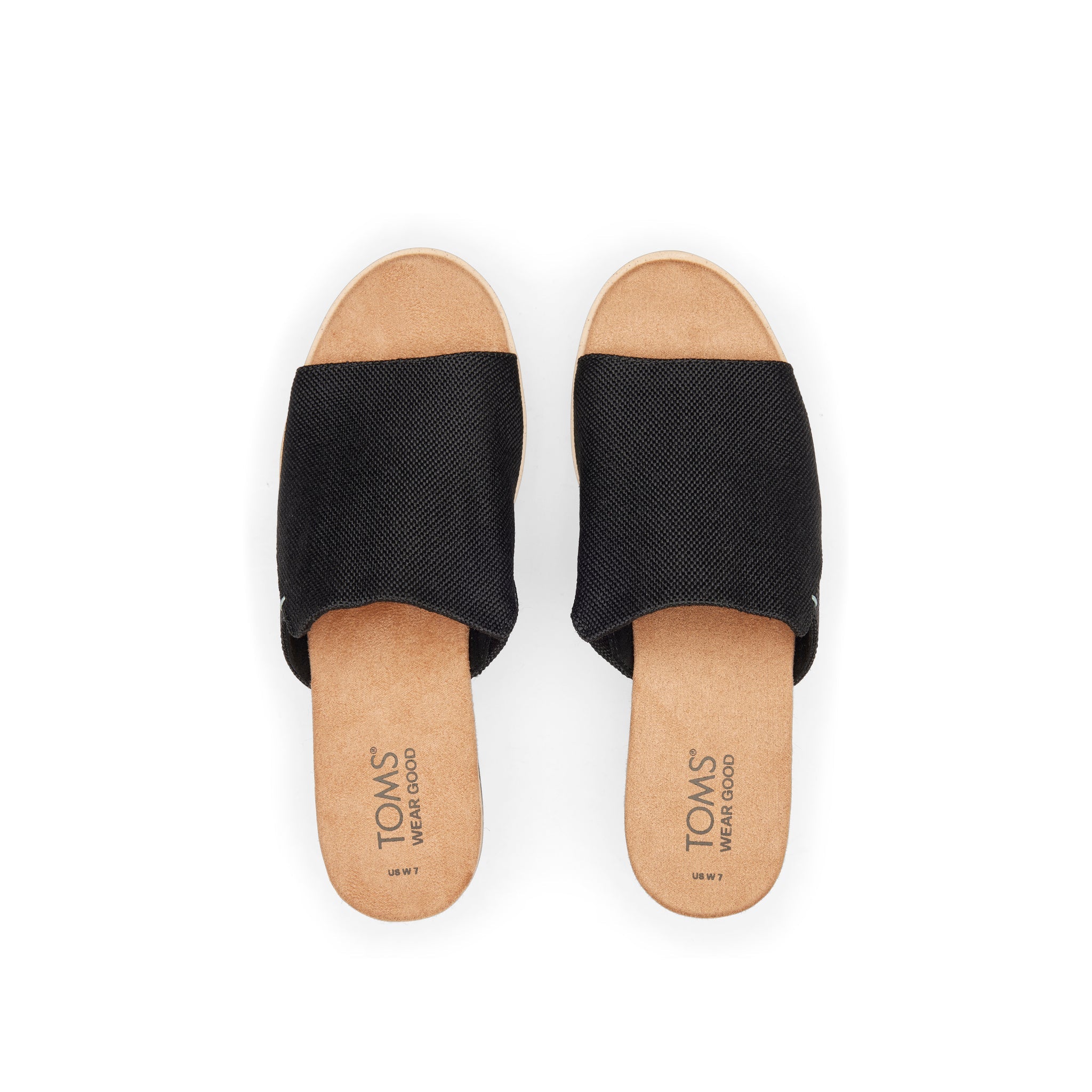 Diana Mule Black Sandal Top View