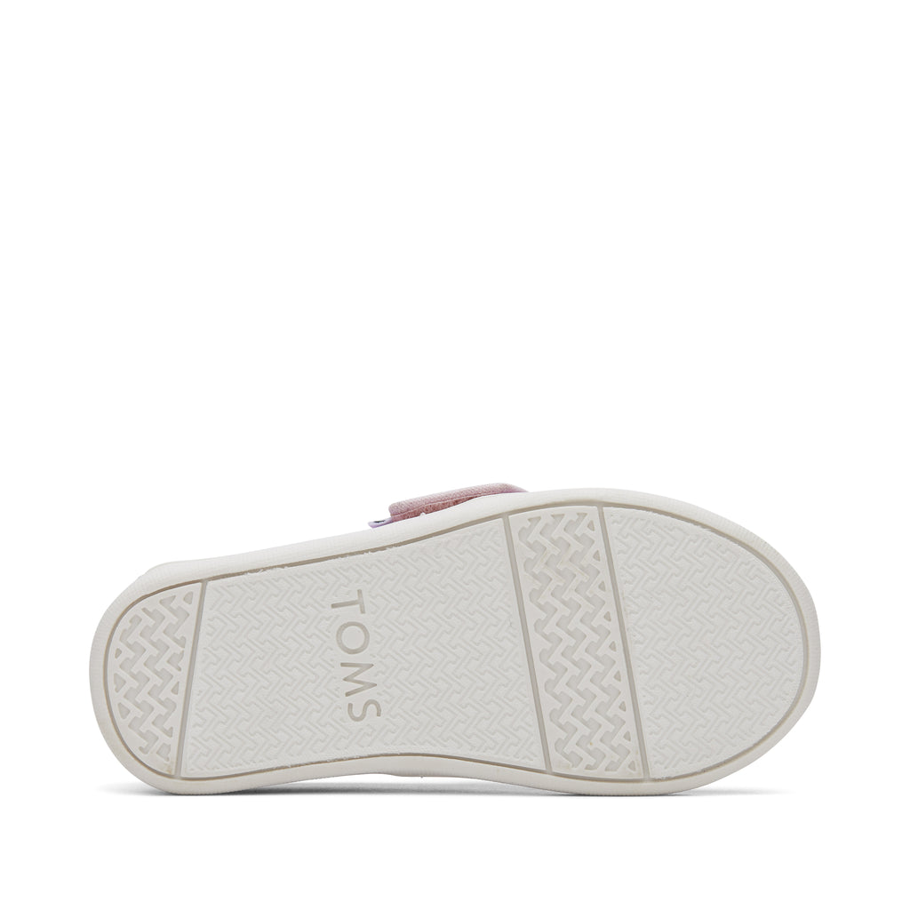 Alpargata Toddler Shoe - Lilac Colorblock Iridescent Glimmer Bottom Sole View