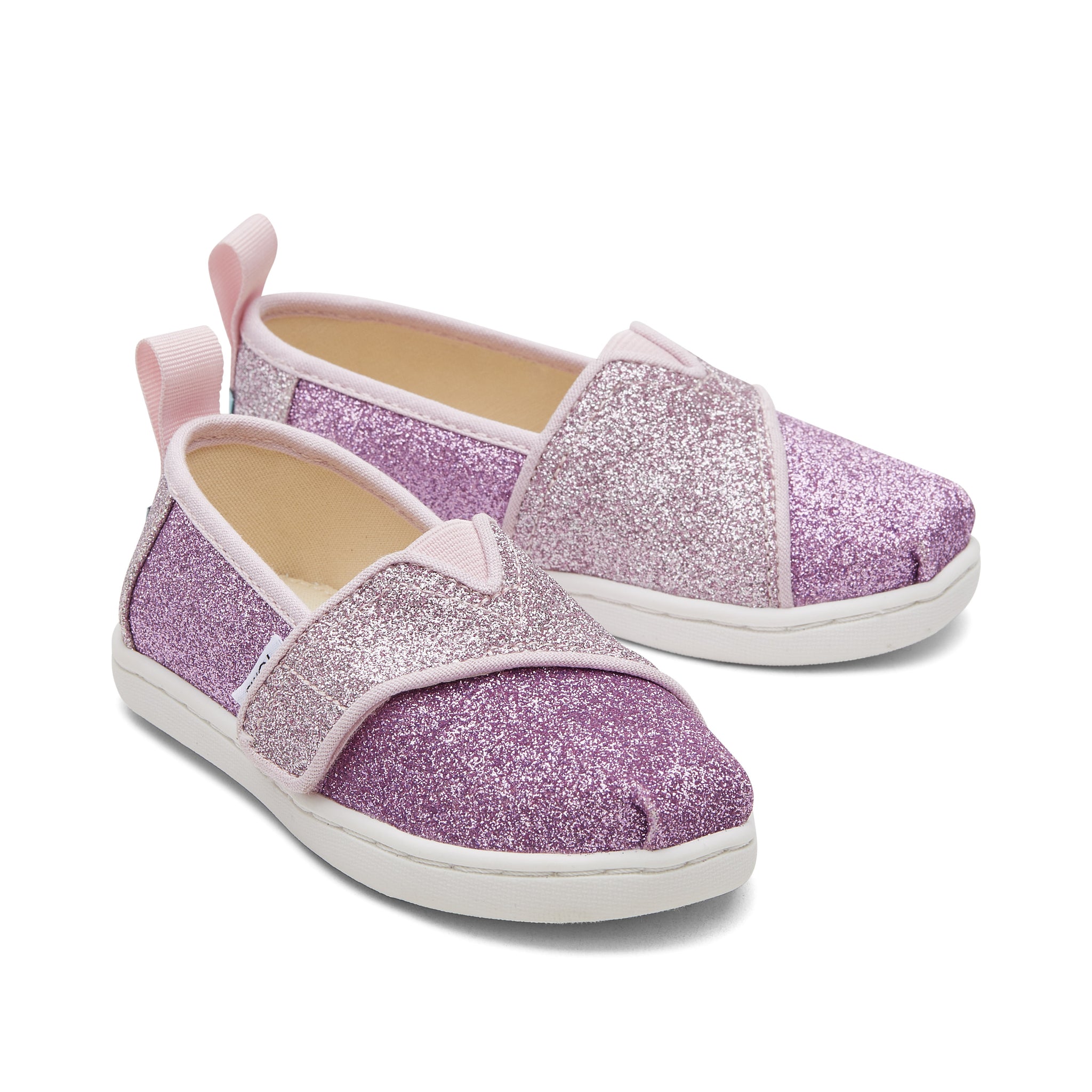 Alpargata Toddler Shoe - Lilac Colorblock Iridescent Glimmer Front View