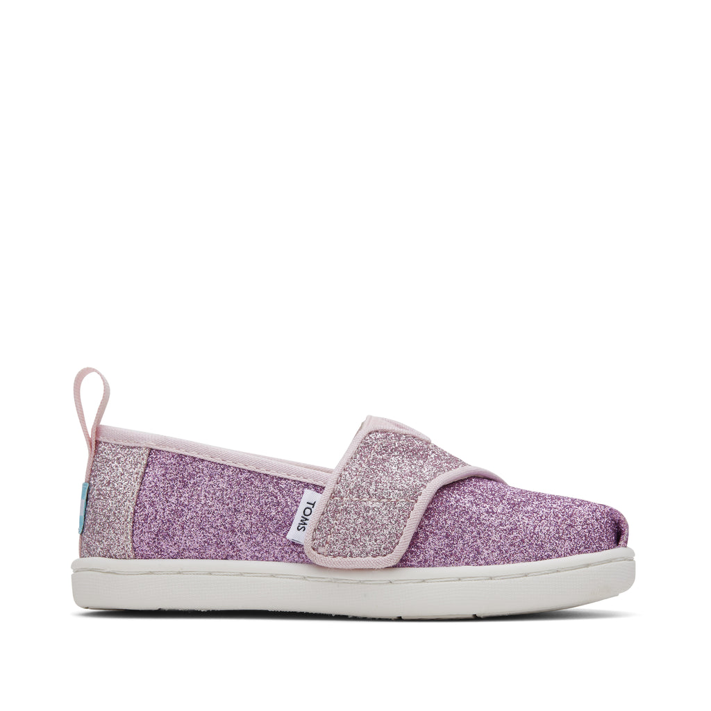 Alpargata Toddler Shoe - Lilac Colorblock Iridescent Glimmer Side View